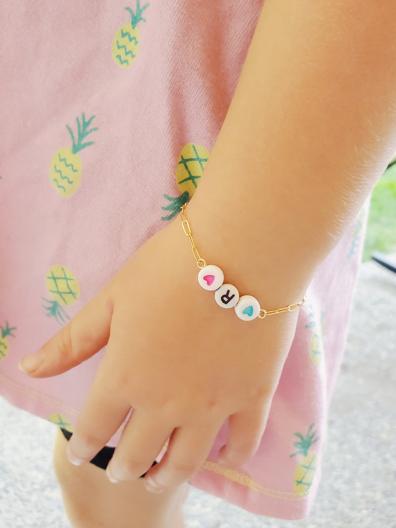 Friendship bead bracelet