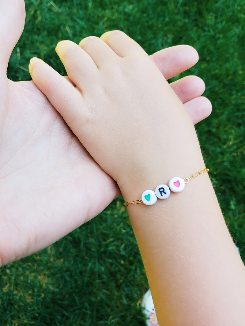 Friendship bead bracelet