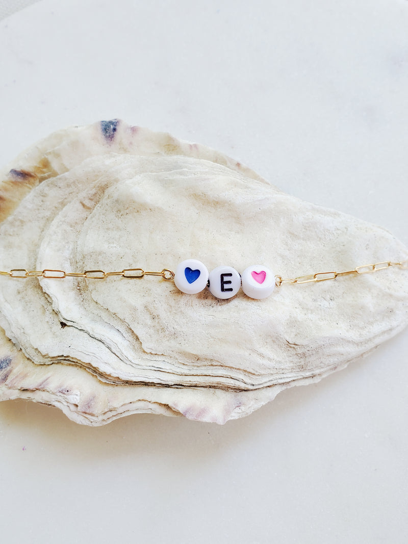 Friendship bead bracelet