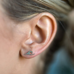 Ocean Wave Earrings