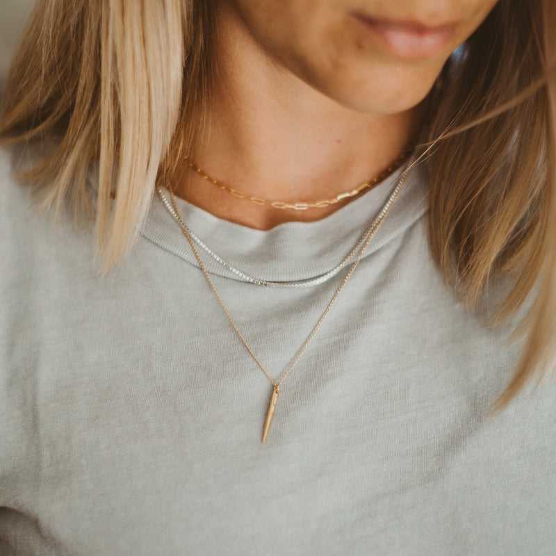 Spike necklace