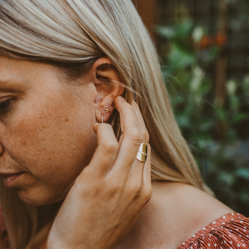 Cactus stud earrings
