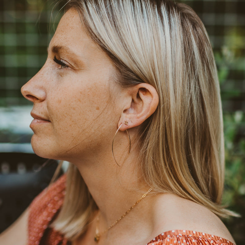 Stud earrings