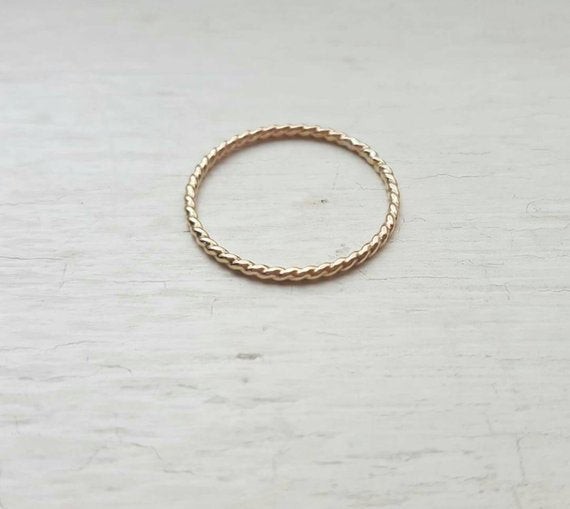 Dainty Stacking Ring - 14k Gold Fill