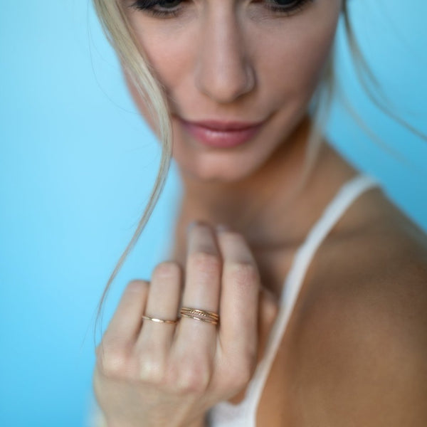 Dainty Stacking Ring - 14k Gold Fill